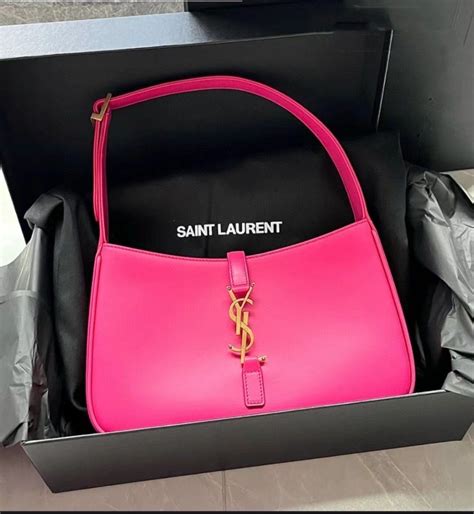 fuschia pink ysl bag